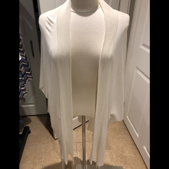 Renuar Sweaters - RENUAR/Ladies/White/ Half Sleeve Cardigan/ M